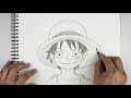 how to draw monkey d. luffy one piece