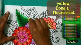 Mewarnai Pemandangan Alam Mobil Rumah Bagus Crayon Bunga Colouring Flower