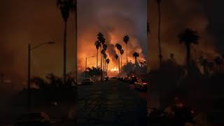 هذه ليست مشاهد سينمائية هذا حريق كاليفورنيا These are not movie scenes, this is a California fire