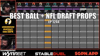 Fantasy Football Best Ball Draft 3.0 - NFL Draft Prop Bets - NFL Best Ball Superflex Draft Underdog