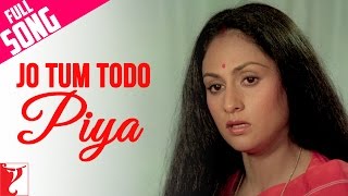 Jo Tum Todo Piya | Full Song | Silsila | Amitabh Bachchan | Rekha | Jaya Bachchan | Lata Mangeshkar