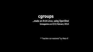 Process acounting with cgroups
