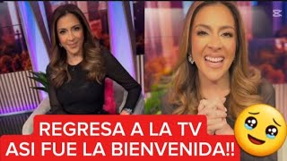 MAITY INTERIANO se incorpora a DESIGUALES así fue su regreso a la televisión muy agradecida