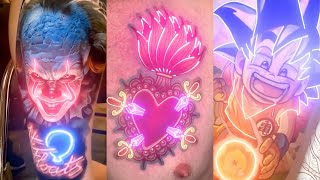 45 Best VFX Light Lines Animation Tattoo Designs | Lighting Effect for Tattoos| | Colorful Tattoos