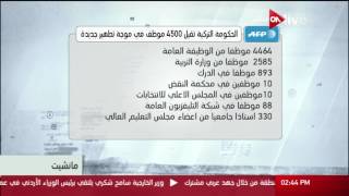 مانشيت - الحكومة التركية تقيل 4500 موظف في موجة تطهير جديدة