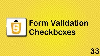 JavaScript beginner tutorial 33 - checkboxes