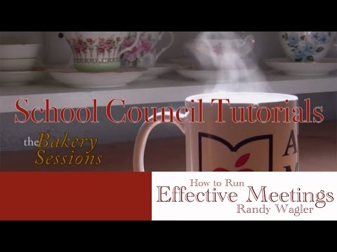 School Council Tutorial MEETINGS School Council Tutorial MEETINGS
