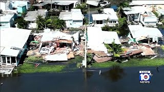 Extensive damage from Hurricane Ian seen across Florida's west coast