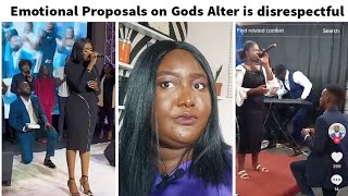Lesley Osei Marriage proposal in church trend ungodly- Pastors Wife