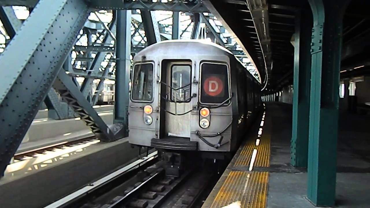 MTA New York City Subway Coney Island Bound R68 (D) Local Train Via ...