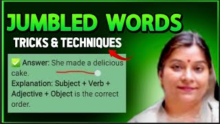 🔠 Master Jumbled Words! 🚀 Rearrange Words into Sentences Easily | Jumbled Words Tricks