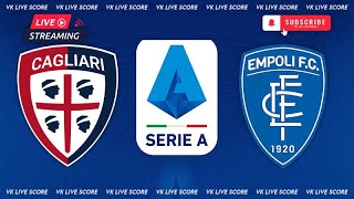 Cagliari vs Empoli |🔴Live Match Today⚽🎬