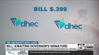 VIDEO: Bill to split SC health department waiting for governor's signature