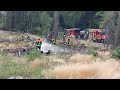 EBERSBURG (RHÖN): Gemeindebrandinspektor Peter Ebert entdeckt Waldbrand auf Motorradfahrt