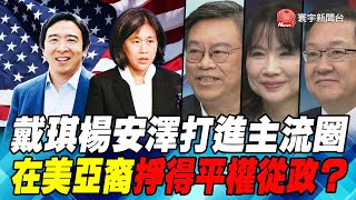 P3戴琪楊安澤打進主流圈 在美亞裔掙得平權從政？｜寰宇全視界20210109