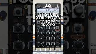 PO-33 TR-909 drum kit 🥁 (incl. sliceable audio samples) | Teenage Engineering pocket operator