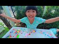 หนูยิ้มหนูแย้ม ปอมปอมแช่แข็ง pom poms kids activity