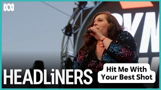 Sync or Swim perform Hit Me With Your Best Shot | Headliners | ABC iview