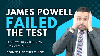 Don't Fail Your Tests for Failure | Test Your Code for Correctness Part 5