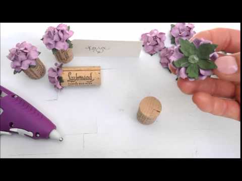 Kara's Vineyard Wedding DIY Place Card Holder Kara's Vineyard Wedding DIY Place Card Holder