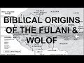 BIBLICAL ORIGINS OF THE FULANI & WOLOF