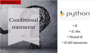 conditional statement in python || if else statement in python