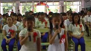 卓蘭國小第66屆暨幼稚園第14屆畢業典禮~幼稚園代表致詞