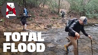 BACKPACKING In The RAIN!! PIN CHIN SKY LOOP Alabama Triple Crown Section 1