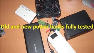 New and old powerbanks fully tested - 30 000mAh Baseus/26 800mAh RavPower/20 000mAh EasyAcc/...