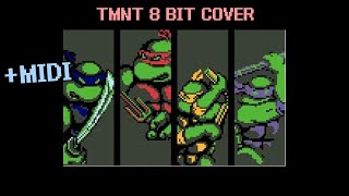 Teenage Mutant Ninja Turtles 1987 CHIPTUNE 8BIT COVER MIDI