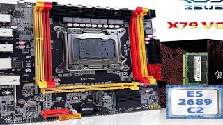 ZSUS X79 VG2 Motherboard Set Kit With Intel LGA2011 Xeon E5 2689 C2 CPU DDR3 1*16GB 1600MH