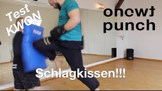 Test gebogene Schlagkissen Kwon Schlagpolster zum zerstören One Two Punch Mr. Checkr Vitali Becker