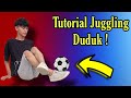 CARA MUDAH JUGGLING BOLA SAMBIL DUDUK ! | FREESTYLE FOOTBALL INDONESIA