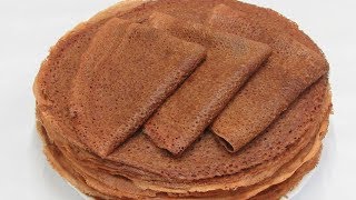 Вы НЕ ПОЖАЛЕЕТЕ что приготовили ИХ на Масленицу. Chocolate Pancakes