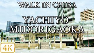 【 YACHIYO-MIDORIGAOKA 八千代緑が丘 】 Walk in Chiba 千葉4K