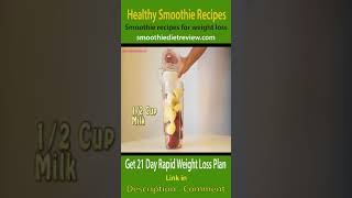 Energy Smoothie Recipes Breakfast Delicious In the Morning #shorts