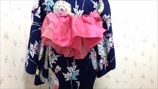 兵児帯の結び方 簡単・かわいい浴衣の帯結び : YUKATA/辻が花