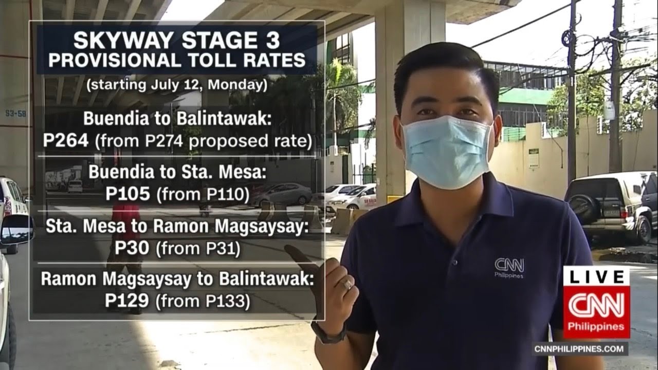 Skyway Stage 3 Toll Rates Released By Regulatory Board - YouTube