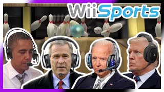 US Presidents Play Bowling in Wii Sports