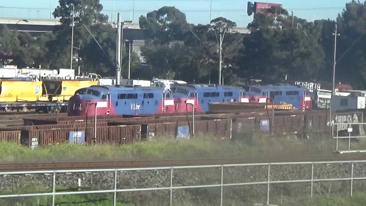 A60 “Sir Harold Clapp”, A62, A70, T373, T369, B80 At West Melbourne ...