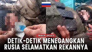 Momen Menegangkan Saat Pasukan Lintas Udara Rusia Selamatkan Rekan yang Terluka