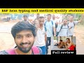 Bsf head constable ministerial Typing and medical test full review ||STC BSF camp jodhpur