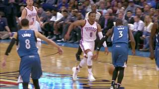 Russell Westbrook Throws it Down in Minnesota