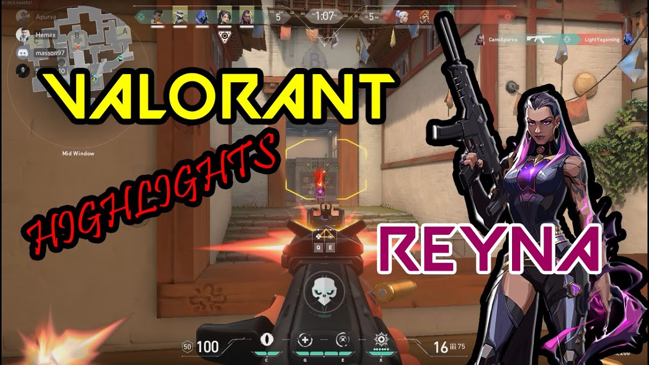 Valorant Highlights Reyna Gameplay Youtube