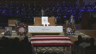 Community, loved ones gather for funeral service for Roswell Police officer killed in line of duty