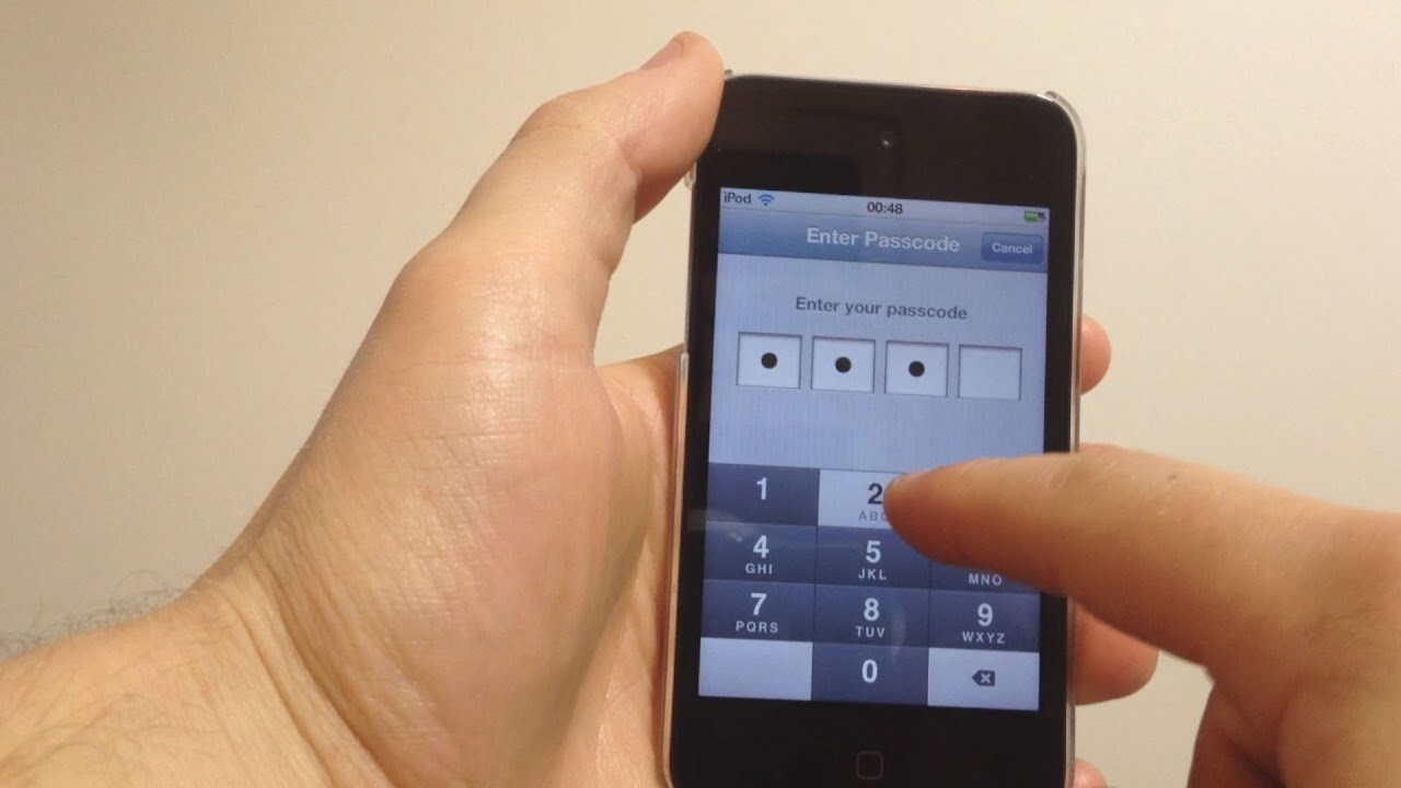 Disabling The Passcode Feature On The IPhone, IPod Touch Or IPad - YouTube