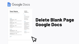 How To Delete Blank Page on Google Docs (2026)