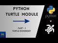Python Turtle Graphics  | Turtle Movement | Beginners to Advanced Part - 1 #pythonturtlegraphics