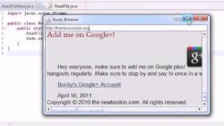 Intermediate Java Tutorial 37 Best Browser Ever YouTube