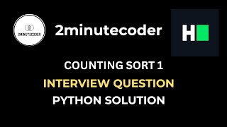 HackerRank - Counting Sort 1 - Python Solution